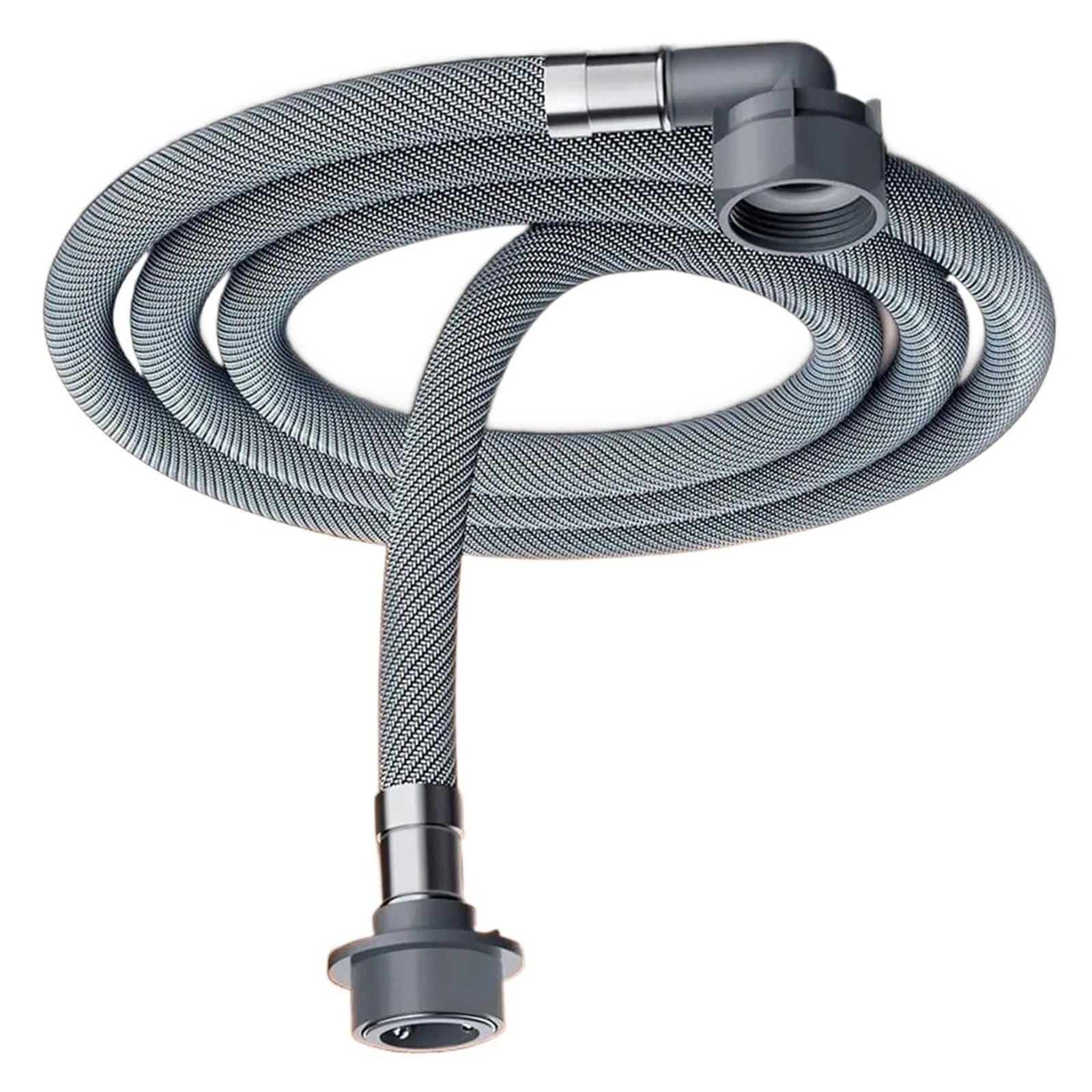 Washing Machine Hose Extension Pipe with 90 Degree Bend Replacement Water Pipe Deformation Resistant Water Inlet Connection(0.6M)