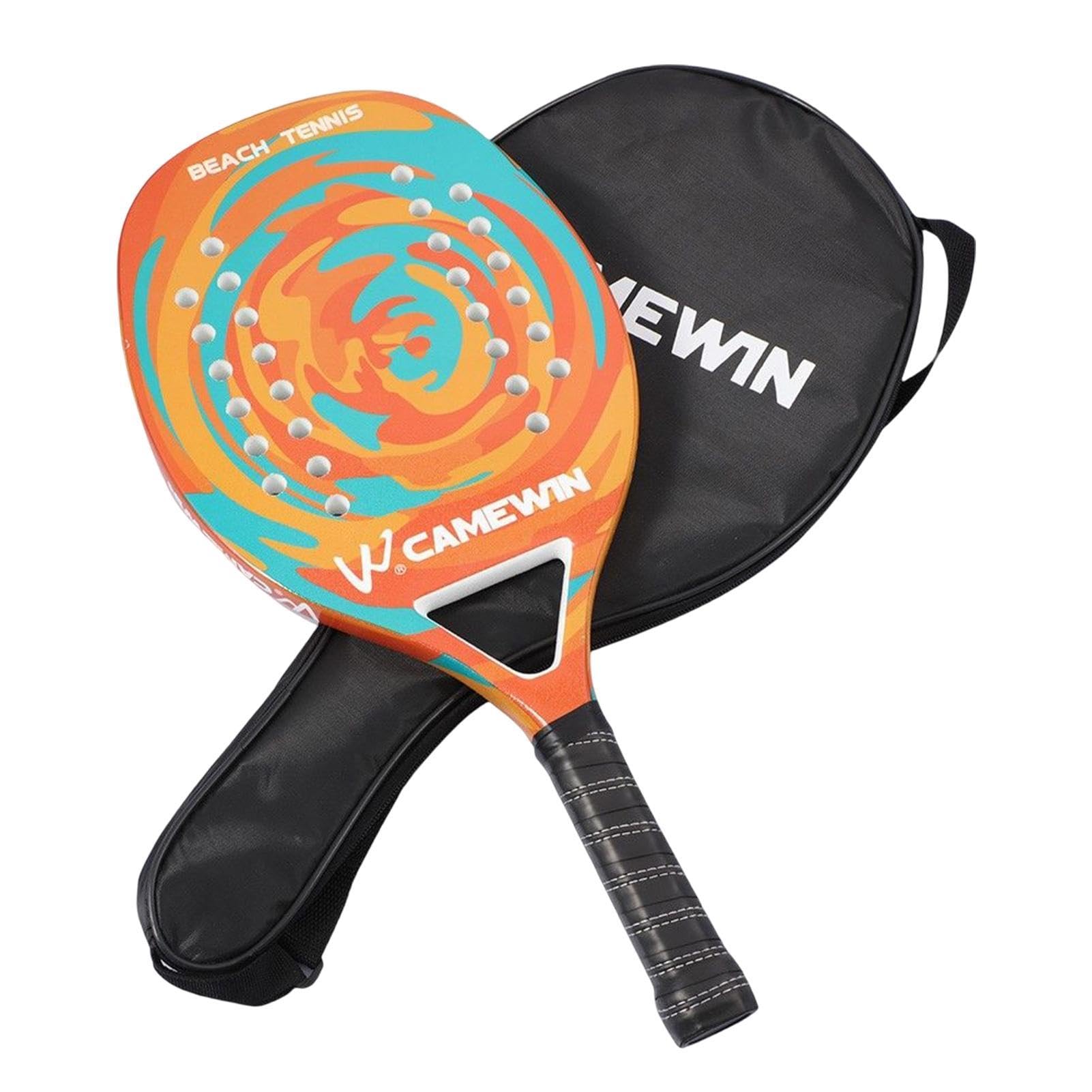 Ideal Beach Racket - Racchetta da tennis in carbonio, leggera e resistente