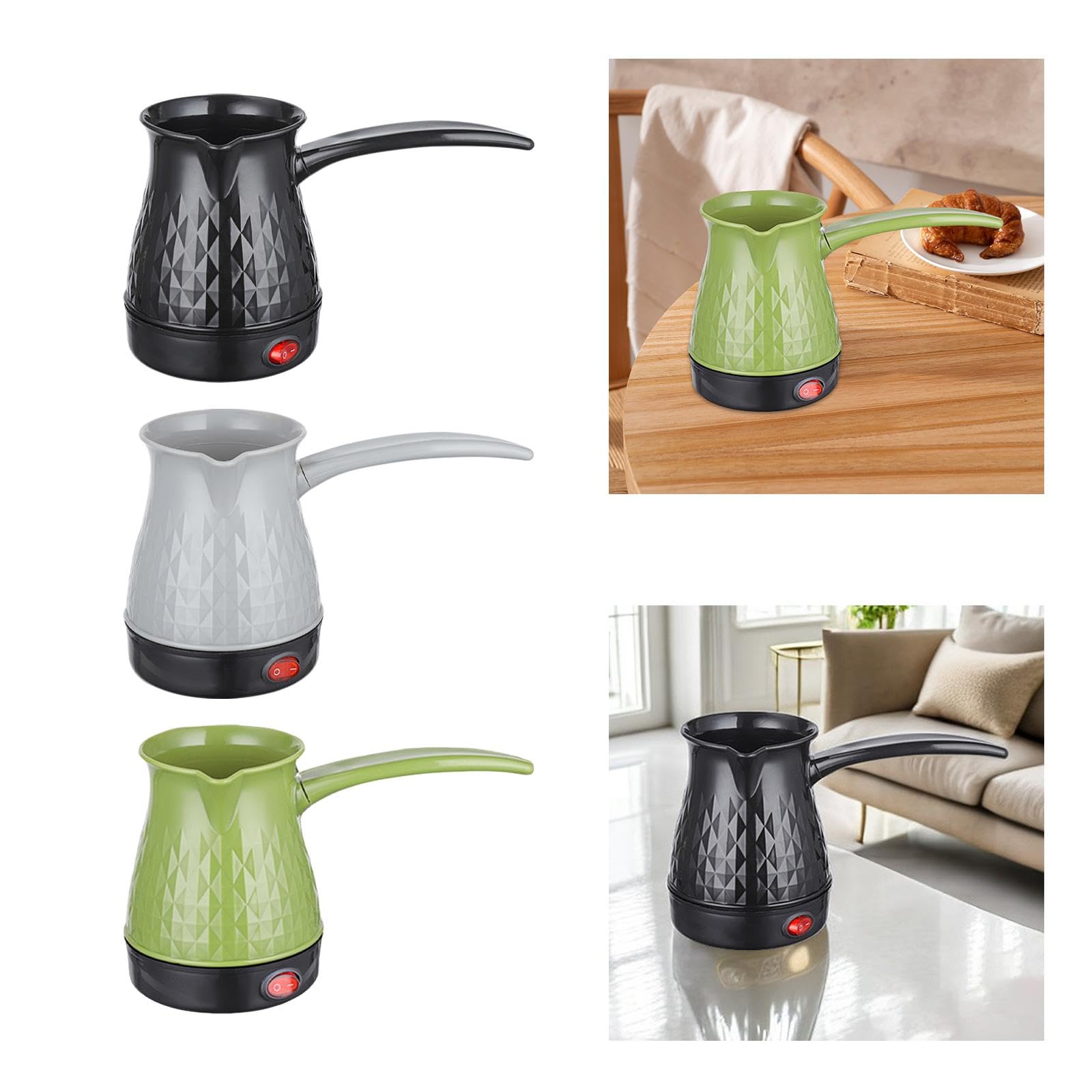 bnf® Turkish Coffee Pot Portable Turkish Coffee Maker for Outdoor Cafe Restaurant Black|Home & Kitchen| Kitchen, Dining & Bar| Small Kitchen Appliances| Coffee & Tea Makers| Percolators & Moka Pots 3