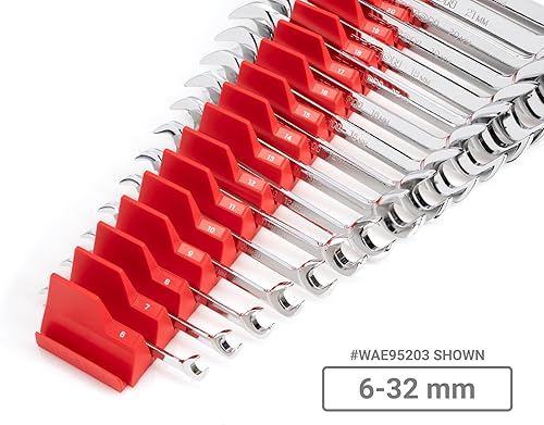 Vista 9 de TEKTON WCB94101 - Juego de llaves combinadas con bolsa, 11 piezas (1/4 a 3/4 pulgadas)