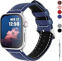 Vista 5 de Fullmosa Correa de repuesto compatible con 42mm, 38mm, correas originales de cuero