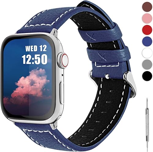 Miniatura 10 de Fullmosa Correa de repuesto compatible con 42mm, 38mm, correas originales de cuero