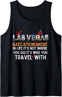 Las Vegas Baecation Mode Couples 2025 Matching Honeymoon Tank Top