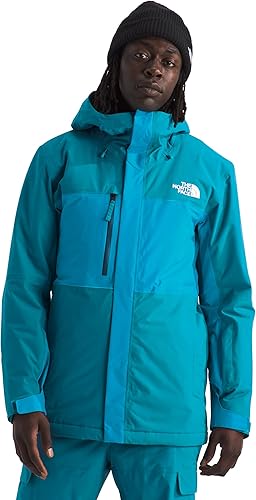 The North Face Men's Freedom Insulated Jacket - Waterproof Winter Coat, Ski & Snowboard Features, Synthetic Insulation, Dusk Blue/Meridian Blue, Medium