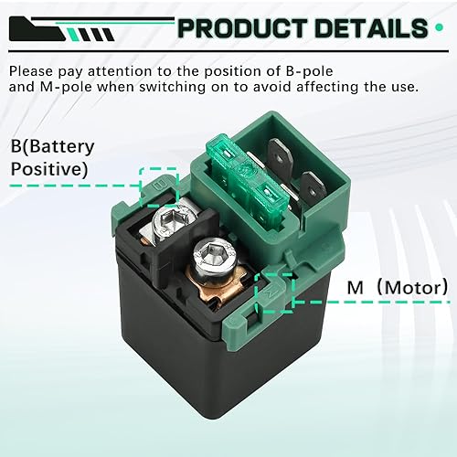 Miniatura 5 de Relé de solenoide de arranque para Honda Shadow 750 1300 VT750 1100 VTX 1100 CB500 CB750 CBR600 CBR600RR CBR300R para Kawasaki Vulcan 500 800 900