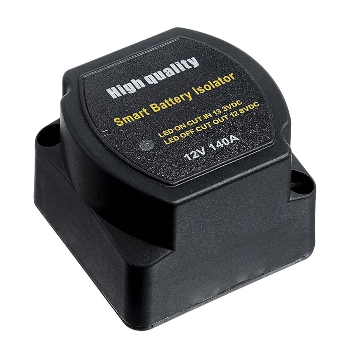 Buy Riiai Split Charge Relay kit,Dual Battery Isolator,12V 140A Power