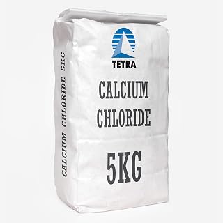 BlueBay Aquatics 5KG - Calcium Chloride Flake Dihydrate 77% Food Grade Marine Concrete Desiccant Pool Balancer