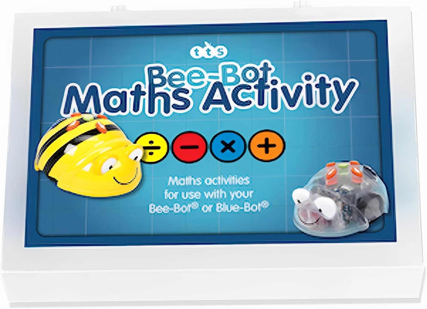 Educational Maths Activity Cards for Bee-Bot or Blue-Bot Coding Robot - STEM Coding Robot Accessories Programming Activity Learning Teaching Tools