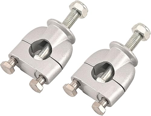 Abrazaderas de montaje para manillar de motocicleta, 0.866 in, 7/8 pulgadas para motocicleta Dirt Bike ATV, paquete de 2