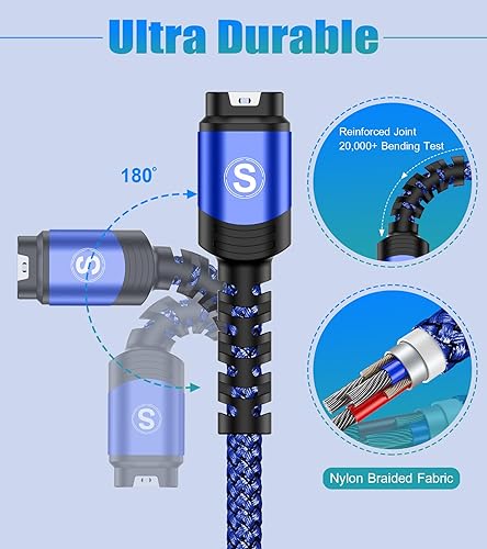 Miniatura 3 de Garmin - Cable cargador de reloj 2 unidades, 4 pies compatible con Garmin Fenix 5 5S 5X 6 6S 6X Plus Pro 7 7S 7X 8, Forerunner 945 45 45S 245 Music,
