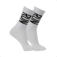 Meia de Corrida Oddo Cano Alto Longo Branco Run Poliamida Lq