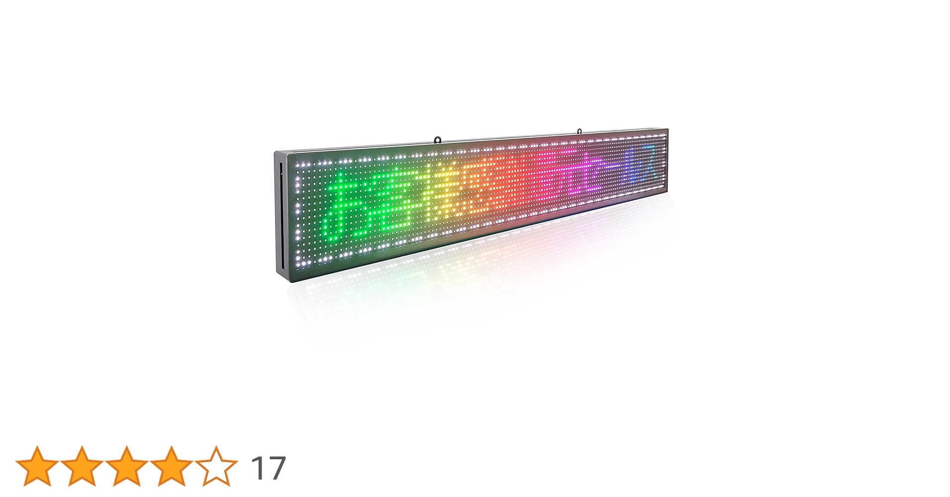 Amazon | 屋内外兼用 LEDポード横縦両用 LED看板 電光掲示板 132X20cm