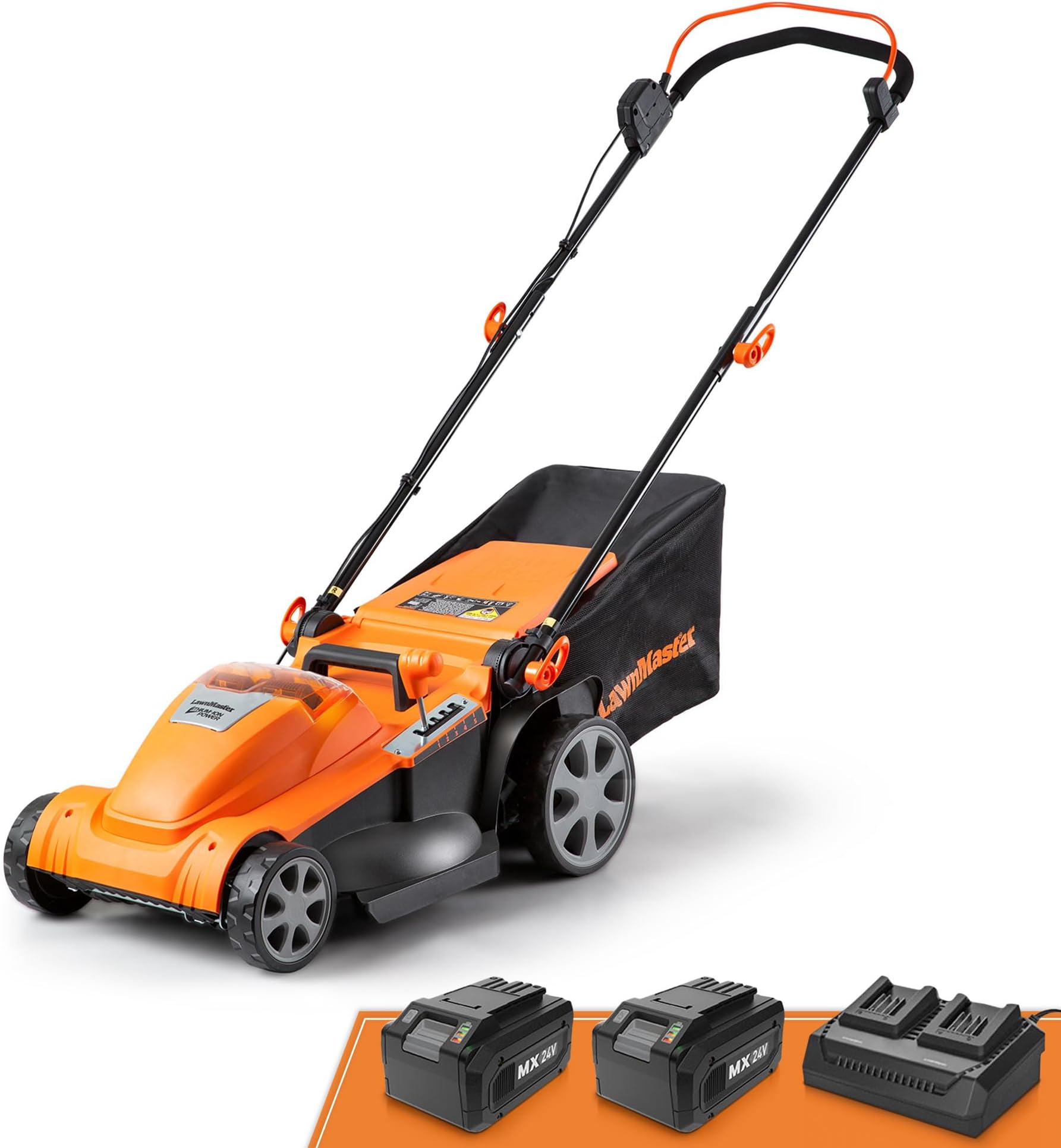 CLMF4817E 48V MAX* Brushless Mower with 2X24V MAX* 4.0Ah Battery and a Dual Charger