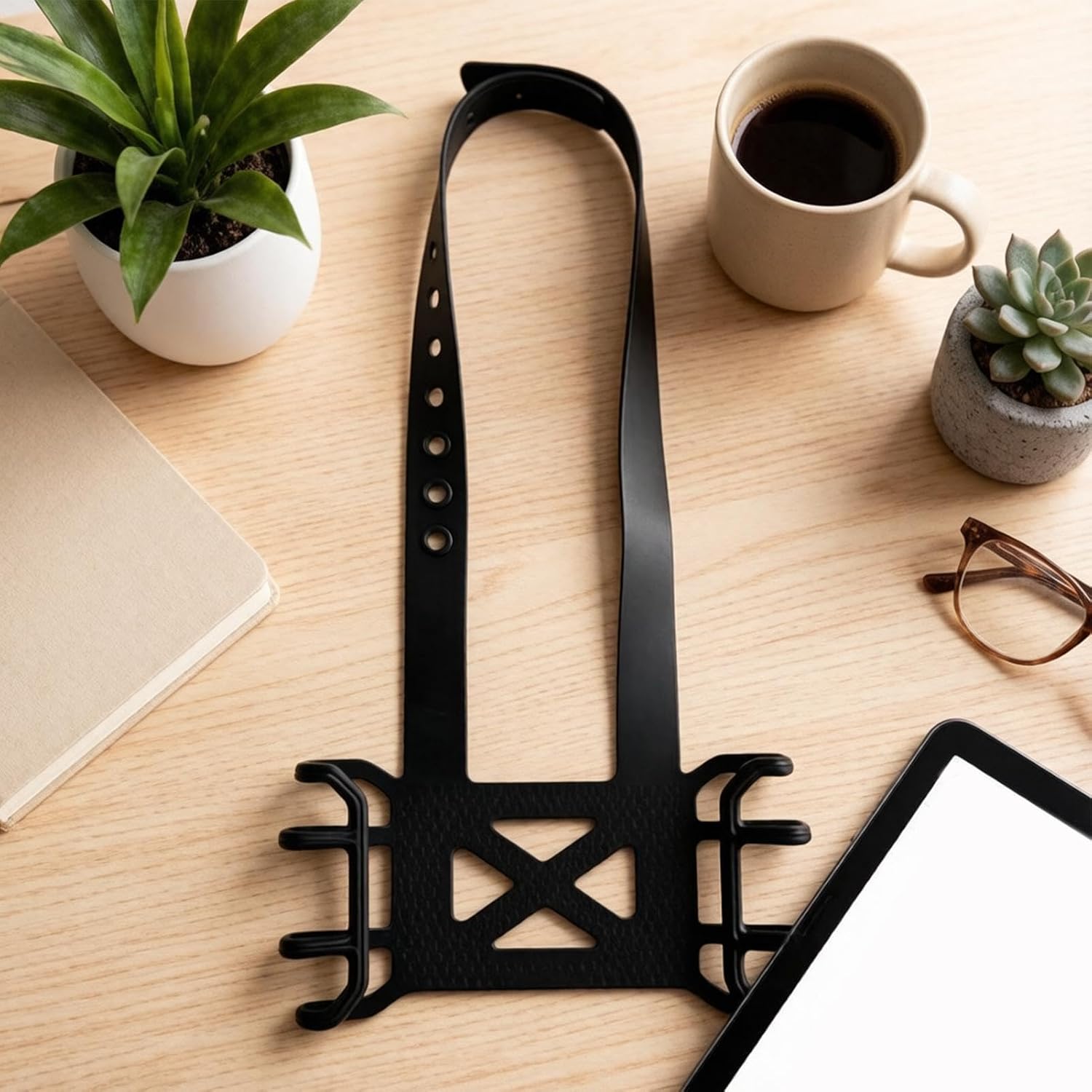 Car Tablet Holder 13.4 Inch Silicone Adjustable Anti-Slip image 2