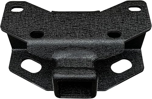 Miniatura 2 de Enganche de remolque clase 3 con textura de receptor de 2 pulgadas, color negro, compatible con Lexus GX460 seleccionados