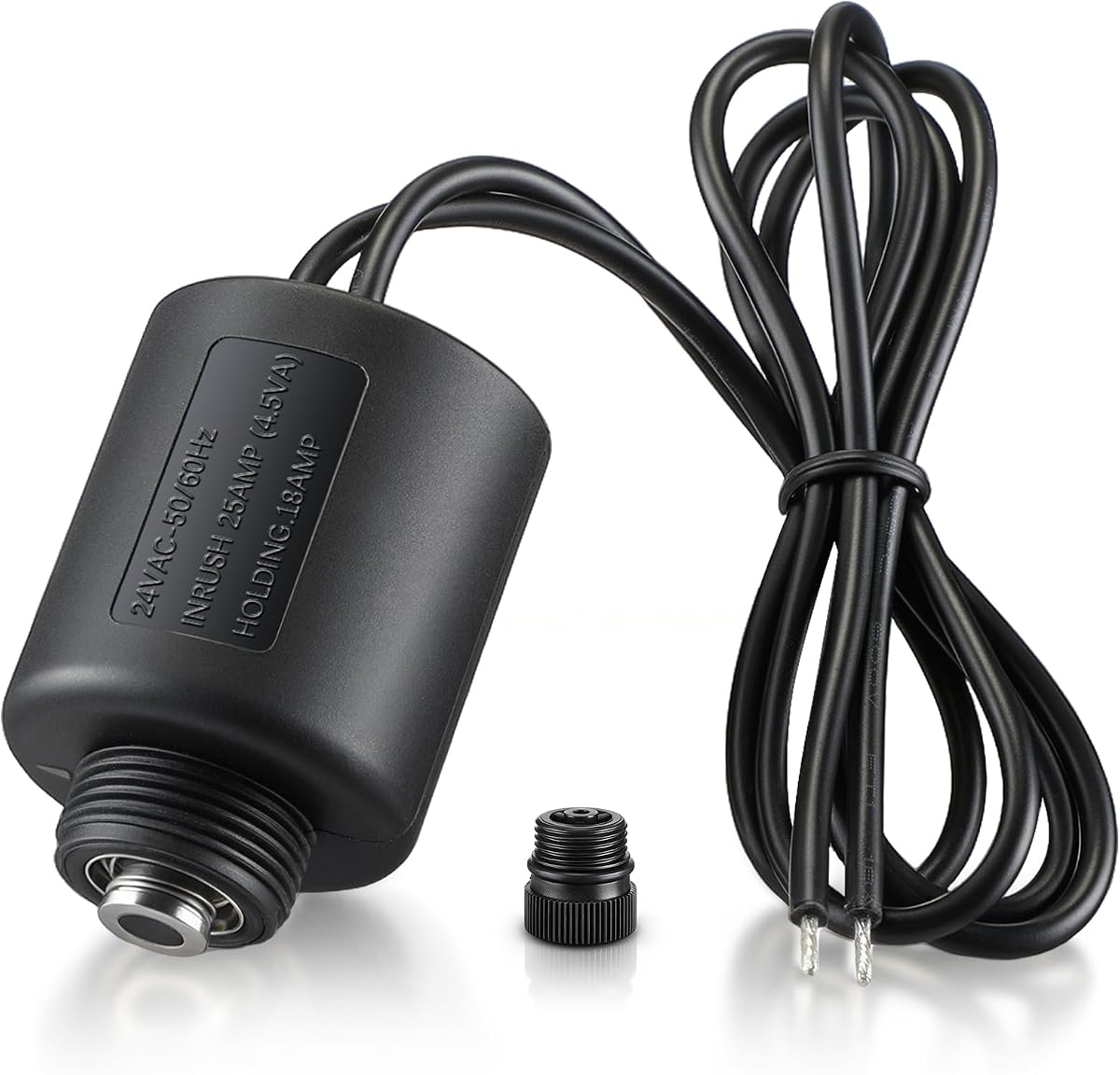 1 paquete de solenoide de válvula de riego de 24 VCA compatible con Irritrol | Solenoide de 2 vías con asiento de émbolo y 3/4"-20 UNEF, compatible con válvulas Irritrol 2400, 2500, 2600 y 700 R811-24VACG