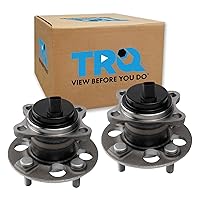 Vista 632 de TRQ Juego de 2 rodamientos de rueda trasera y conjunto de cubo con sensor ABS compatible con Ford Transit Connect 2014-2018