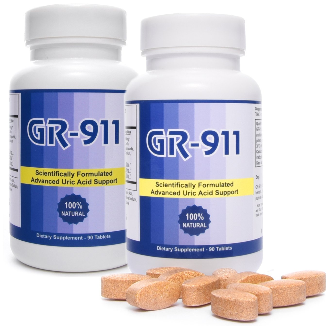 GR-911: The Uric Acid Balancer & Joint Assistance Supplement for Natural Joint Alleviation and Relaxation - 180 Tablets