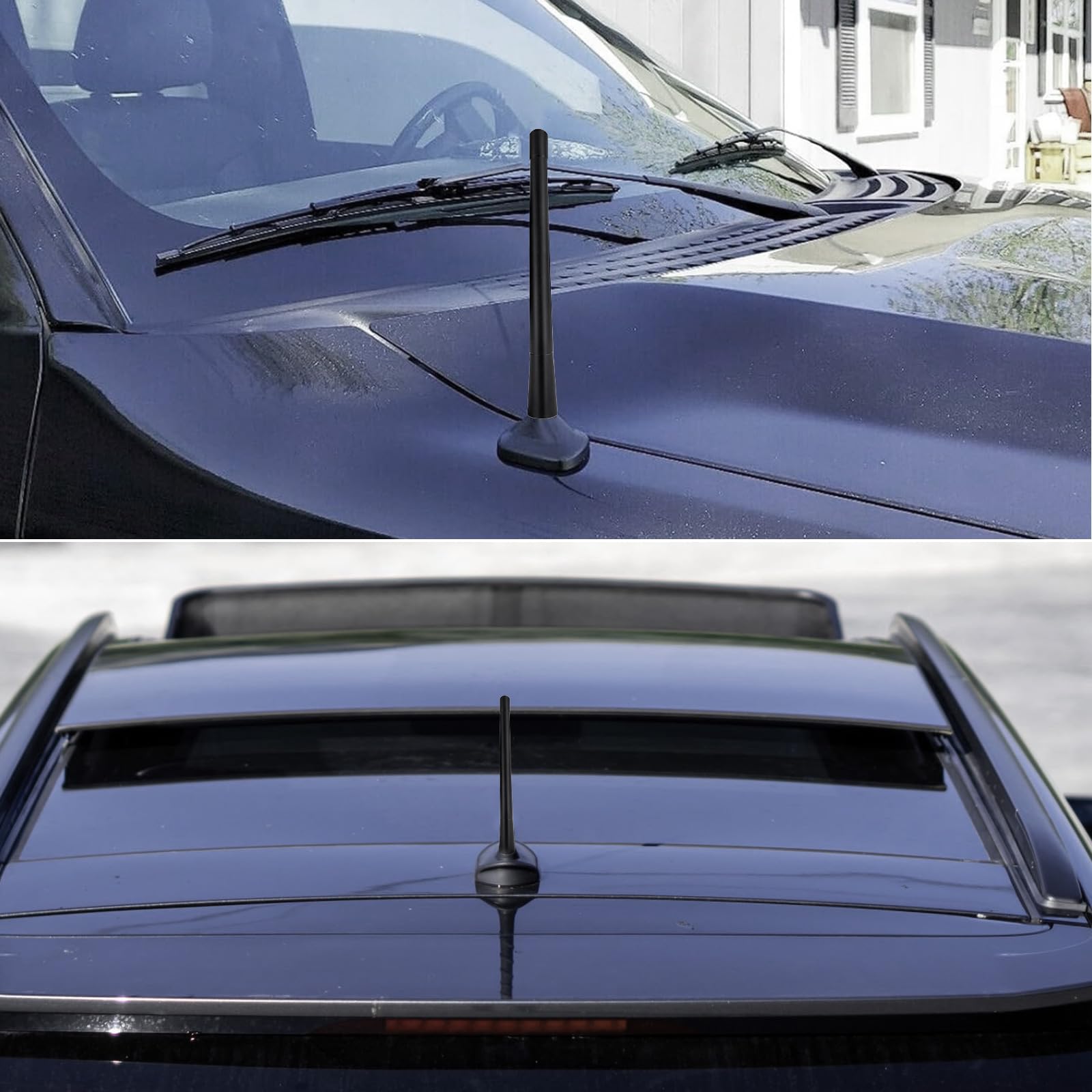 Anteny Radiowe Samochodowe, 18 cm, Krótkie, Dab/Fm/Am, 3 Szruby, Kompatybilne z Wiele Samochodów