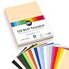 60 Feuilles Cartonnées A4 250g/m² - 20 Couleurs Vives, Pour Bricolage, Scrapbooking, Origami