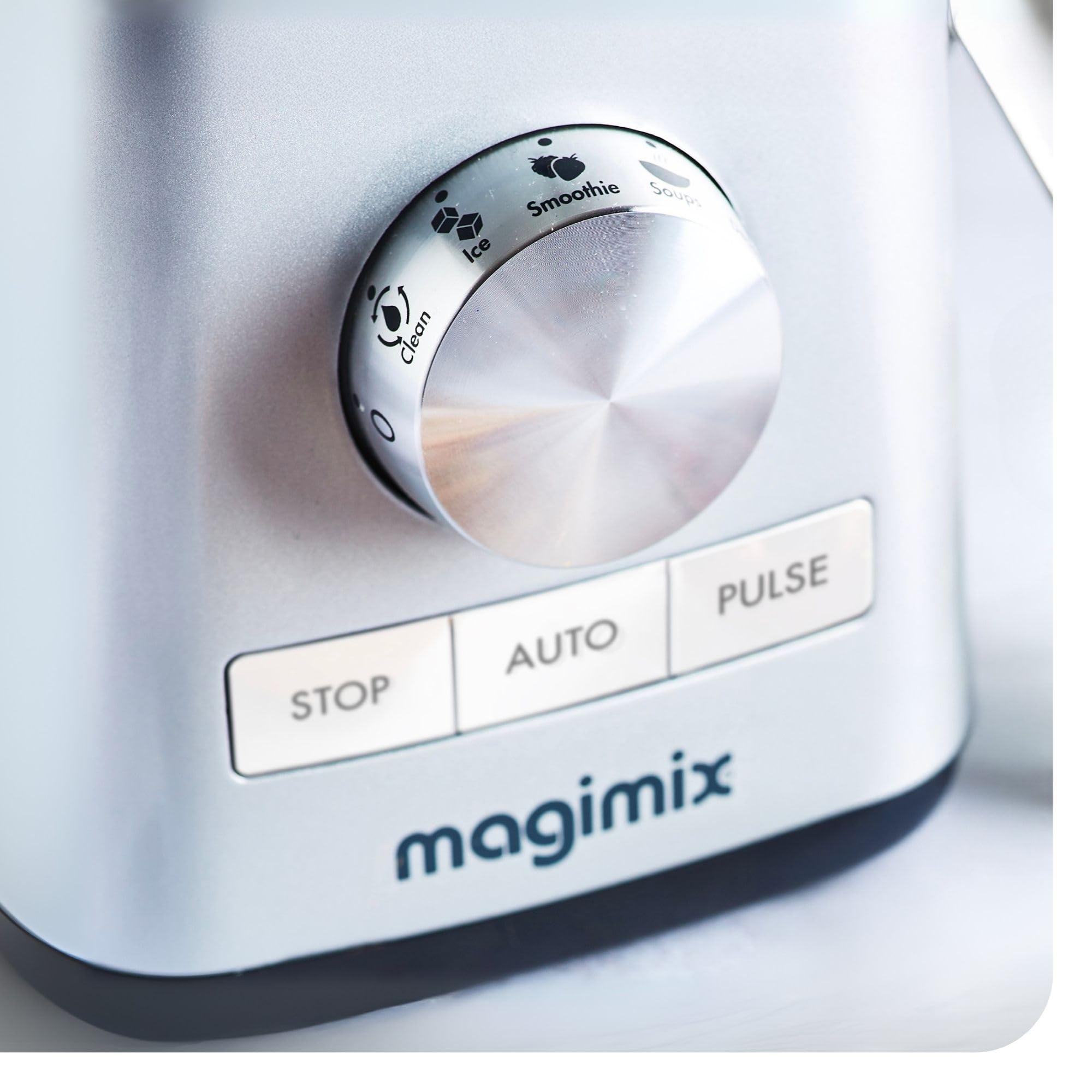 magimix Frullatore 2,5 L - Power 4 - Blender 1300W, Vaso in Vetro termoresistente, 4 Programmi Automatici, Smoothie, Zuppe, Ghiaccio Tritato, Pulizia Automatica - Nero