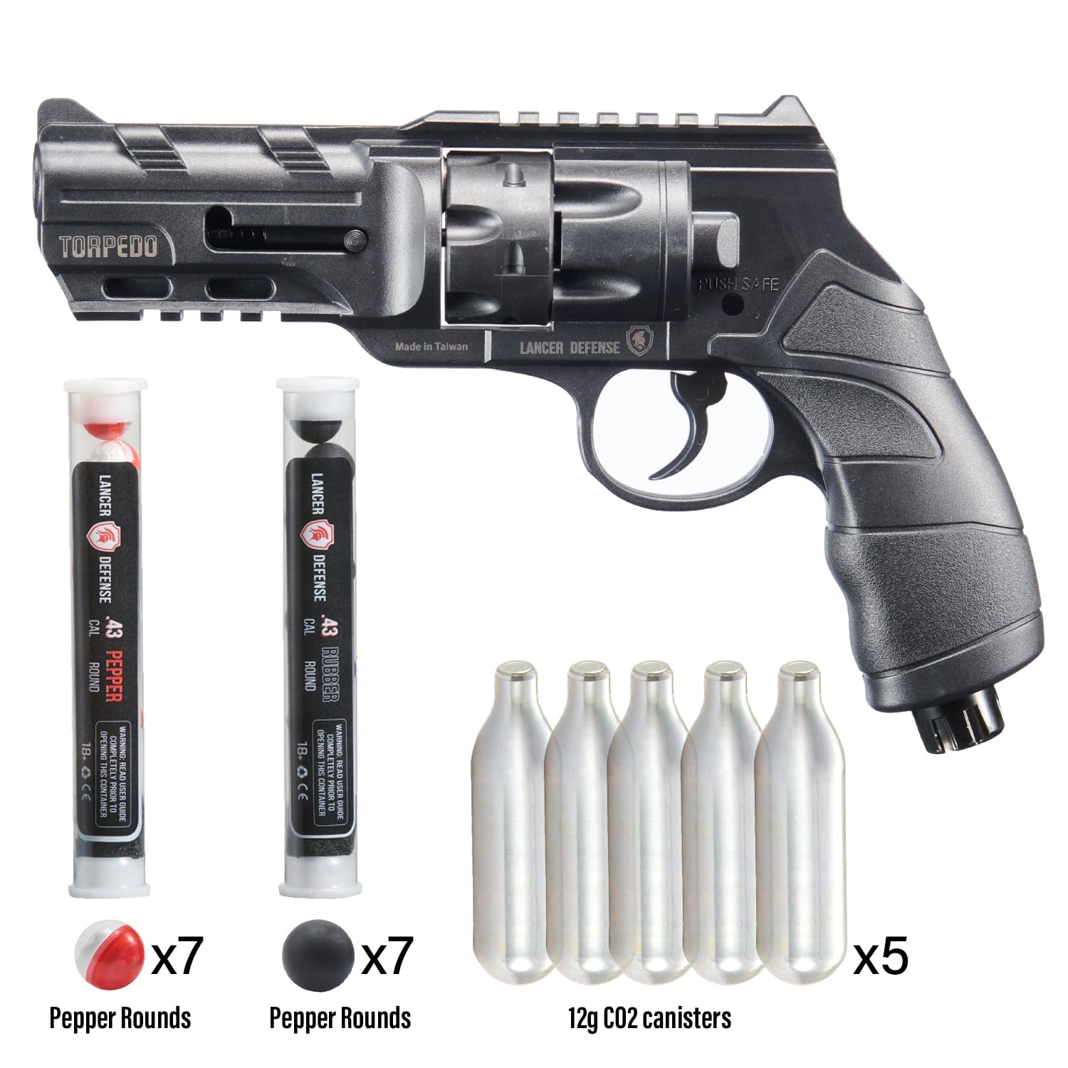 Amazon.com : Lancer Tactical Defense .50 Caliber Training Pistol