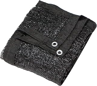 LOVE STORY 10x20FT 55% Black Shade Cloth Sun Shade Net with Grommets Sunblock Net Mesh Tarp for Garden,Plants Cover,Greenhouse and Patio