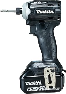 マキタ インパクトドライバTD171(18V)黒 トルク180Nm 6Ahバッテリ2本・充電器付 TD171DRGXB