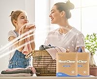 Vista 7 de Hojas de detergente ecológicas para ropa, tamaño de viaje, sin líquido, hojas de jabón NeatClear Sin desorden y ahorro de espacio, ideal