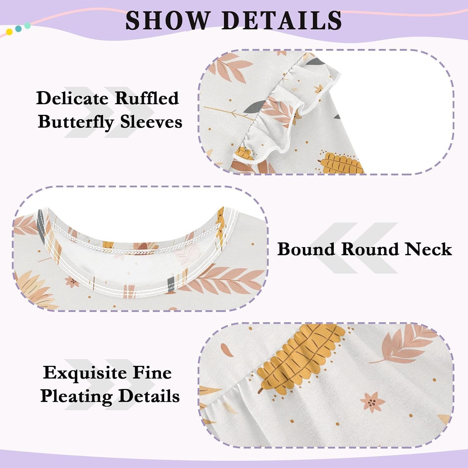 visesunny Toddler Clothes for Girls Corn Sunflower Design Long Sleeve Fall Shirts Cotton Top with Ruffle Collar