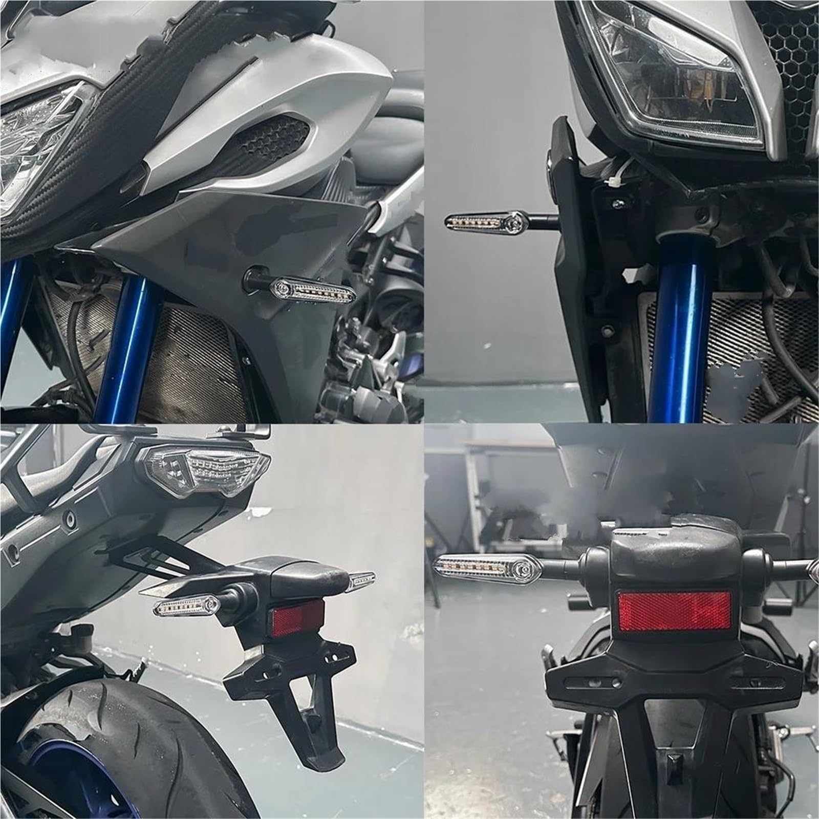 Indicadores Intermitentes LED Delanteros Traseros Motocicleta Para Yamaha Tracer 900 9GT 700/GT MT-03 MT-25 MT-07 MT-09 Luces De Señalización Indicadora Intermitencia Motocicleta