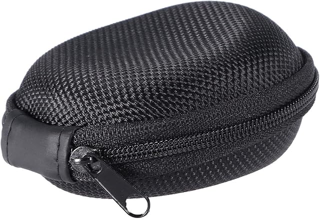 Portable Travel Watch Case Holder Single for Wristwatch Smart Watch Protection Zipper Hard Case Box Storage Black