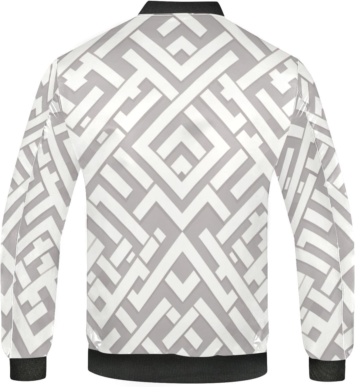 Abstract Rectangular-ambulatory-plane Gray Mens Lightweight Jackets Mens Jackets Windbreakers Men'S Rain