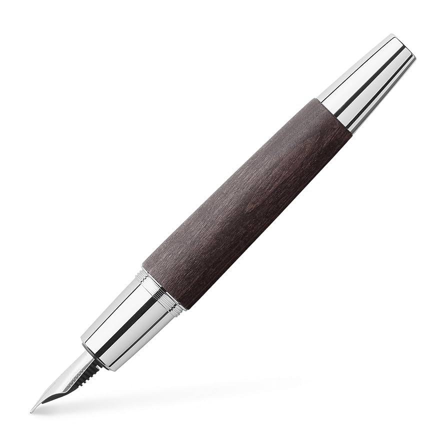 Amazon.com : Faber-Castell e-motion Fountain Pen, Wood and