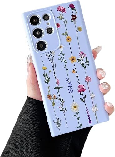 Miniatura 48 de ZTOFERA Funda Floral para Samsung Galaxy A14 5G, Funda Transparente con Lindo Patrón de Flores para Niñas y Mujeres, Protector de Silicona Flexible