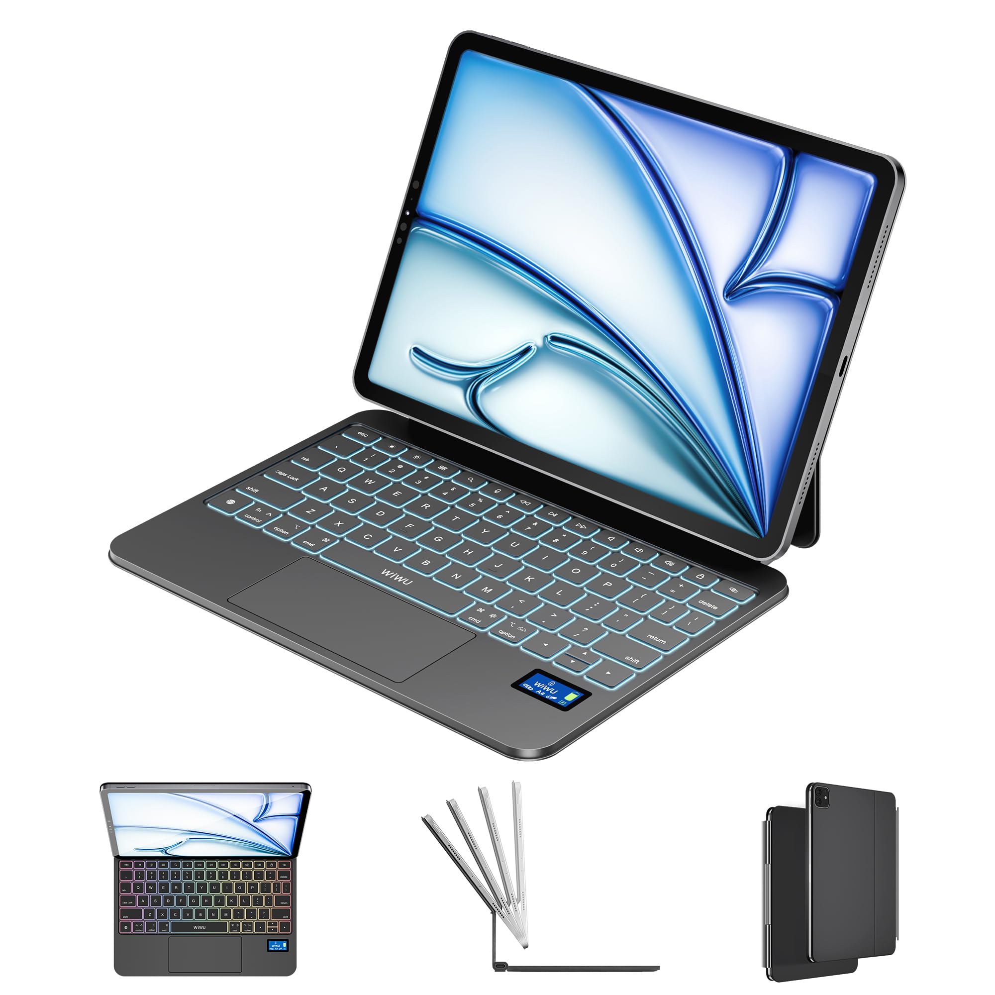 Amazon.com: WIWU iPad Keyboard Case Pro/Air 11 Inch M4/M3/M2 Smart