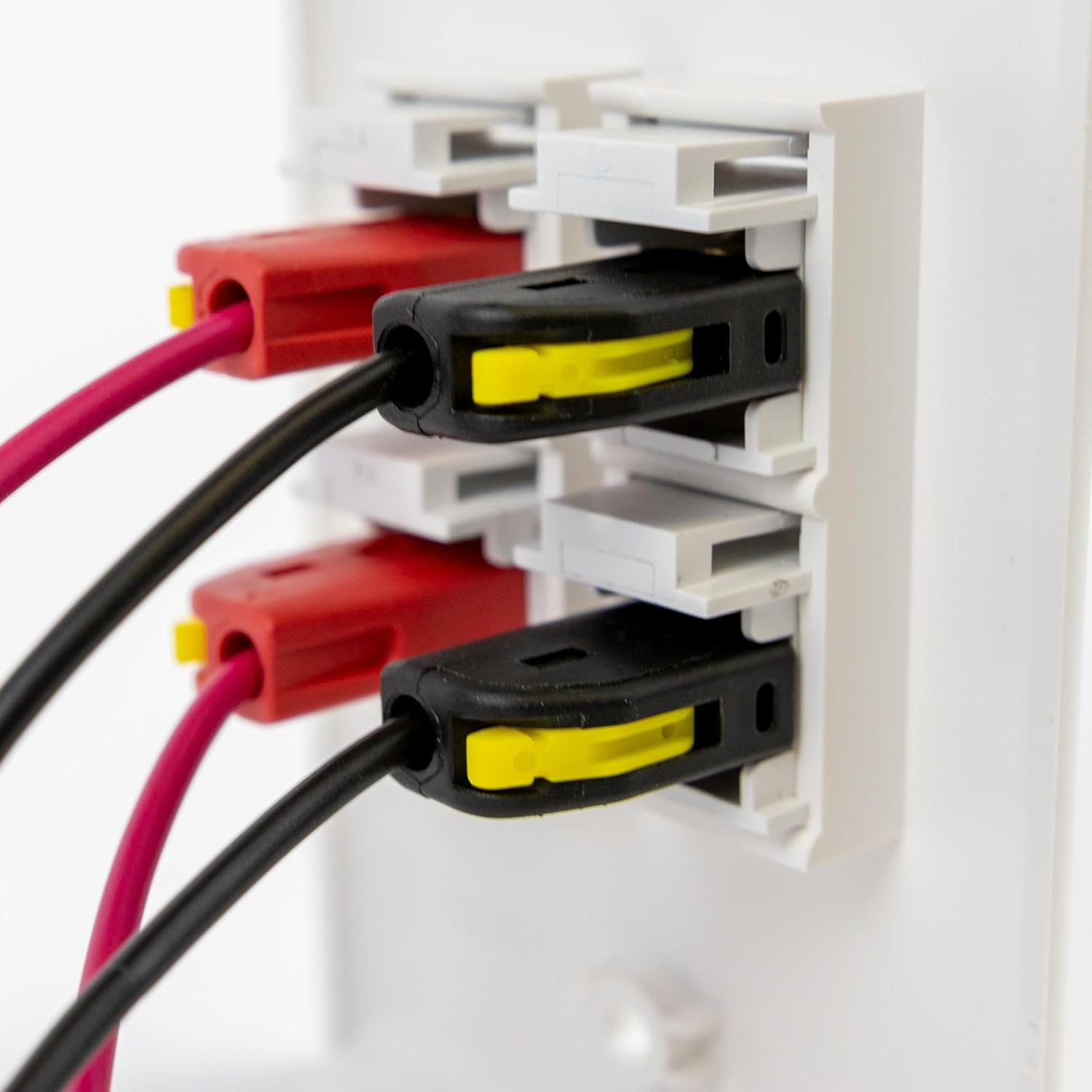 Keystone Insert Binding Posts (8, White)