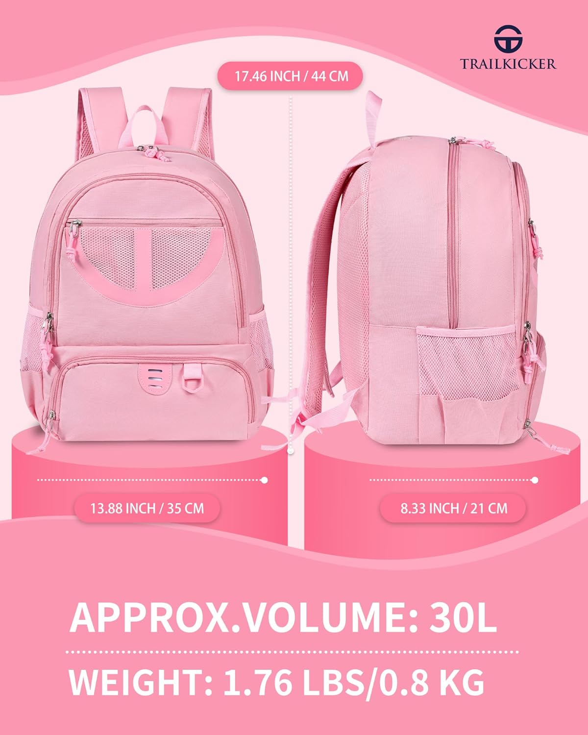 Basketball Bag Backpack for Men Women with Ball & Shoes Compartment 30L Capacity Lightweight Breathable Boys Girls Soccer Ball Bag Backpack Fit Volleyball Football Sports Travel School Gym