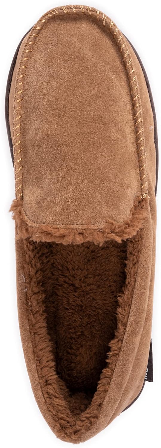 MUK LUKS Men's Faux Suede Moccasin