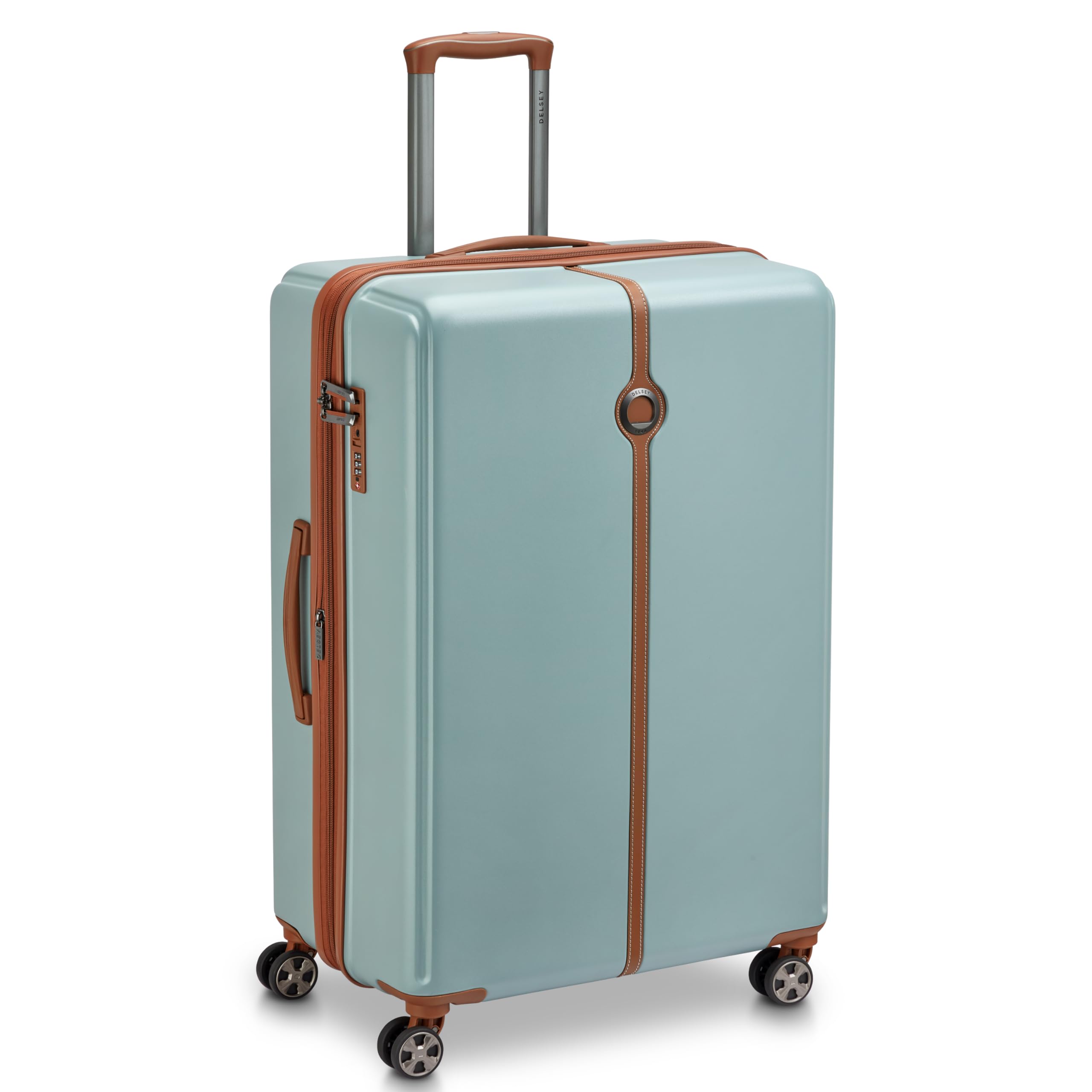 Bianca 76 cms Large Check-in ABS/Polycarbonate Hard Sided 8 Wheels and Expandable Spinner Suitcase/Trolley Bag for Travel with TSA Lock- Sage Green-image-44