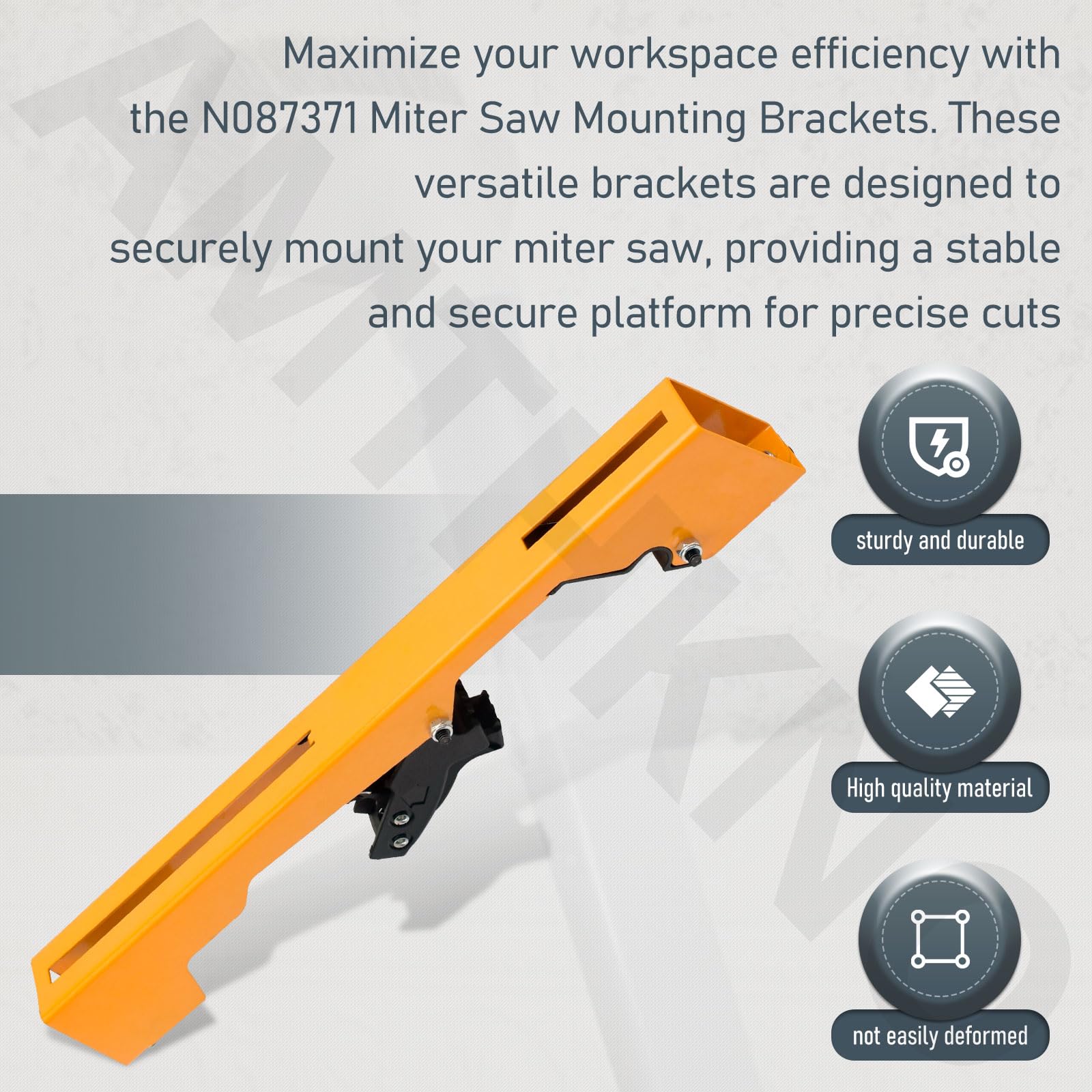 Soportes de montaje para sierra ingletadora N087371 y clips de pieza de liberación de palanca N087366 N087367 N087371 compatibles con De-Walt DWX724 DW730 DWX725 DWX725B DW723 DWX723 DE7030 DW723 1