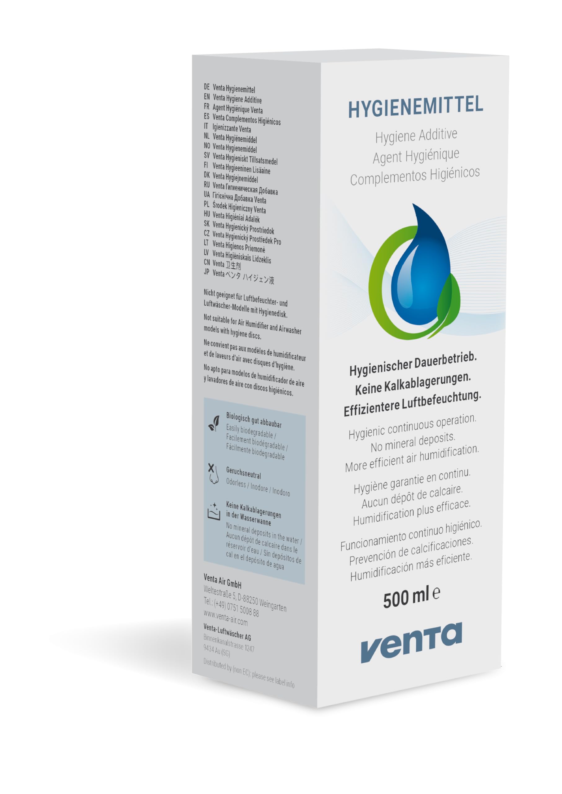 Hygiene Additive, 500ml, Blue, White, 6331000