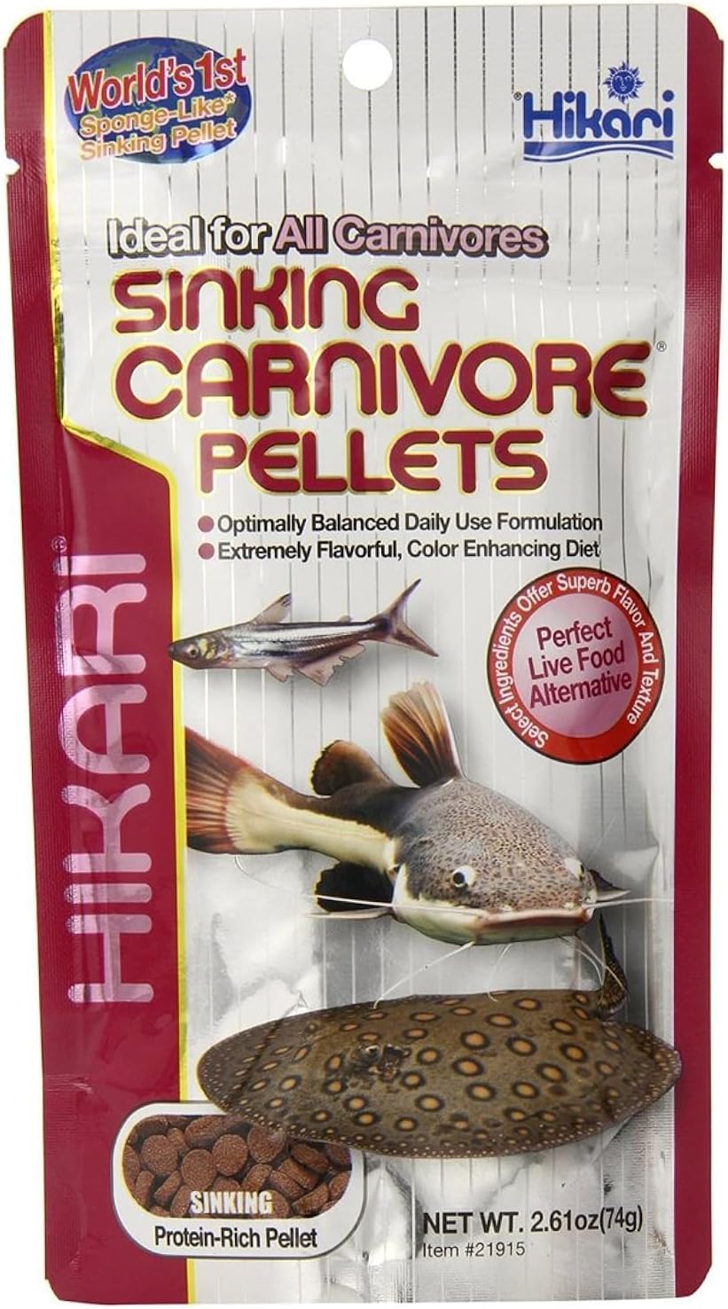 Hikari Sinking Carnivore Pellets for Pets, 2.61-Ounce 2 pack by HIKARI