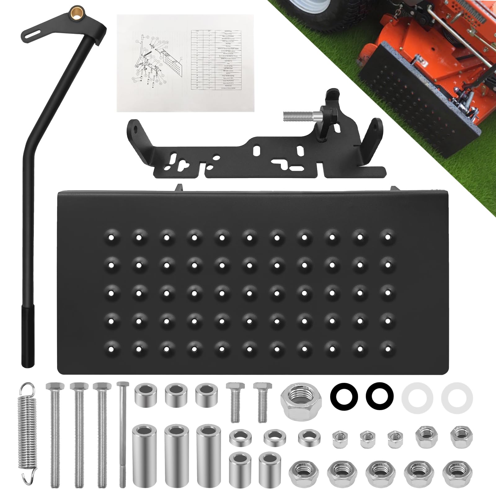 ACS6000ULS - Bloccaggio dello scivolo per tosaerba compatibile con tosaerba Ferris, Exmark, Gravely, Hustler e Toro, Kubota e la maggior parte delle falciatrici a raggio zero #088-6003-00
