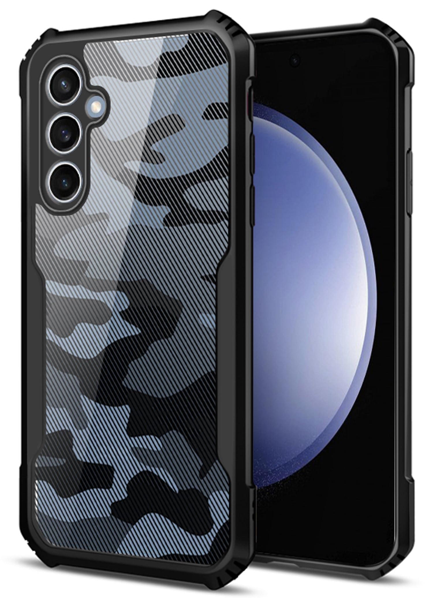 KAPA Beetle Camouflage Back Cover for Samsung Galaxy A15 (5G) | [Military Grade Protection] Shock Proof Slim Hybrid Bumper Case (Black) (B0CV5CG5PY) Amazon Price History, Amazon Price Tracker