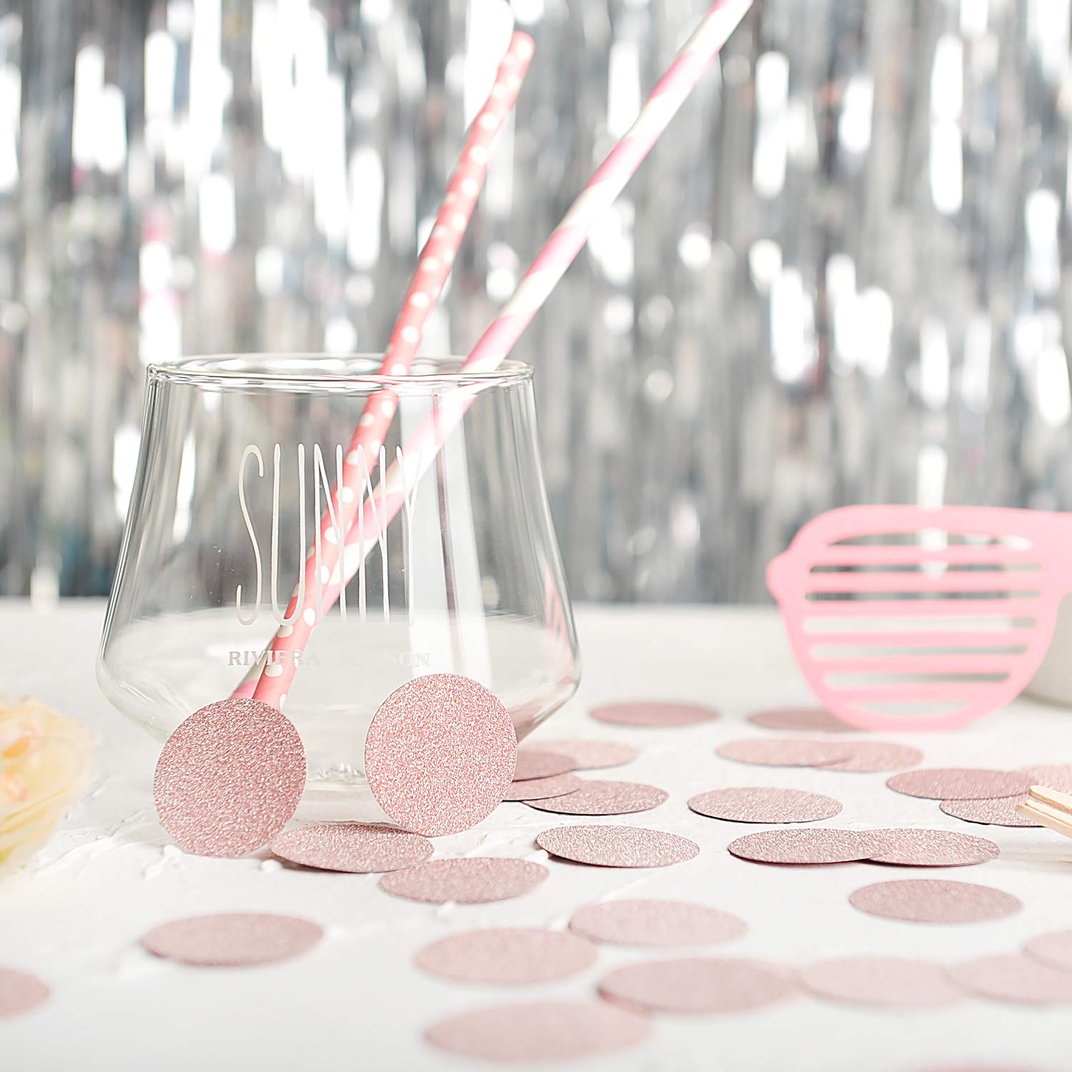 Relaxdays Coriandoli, in Confezione Grande Glitterati da 1 kg, per Carnevale, Compleanno, Laurea