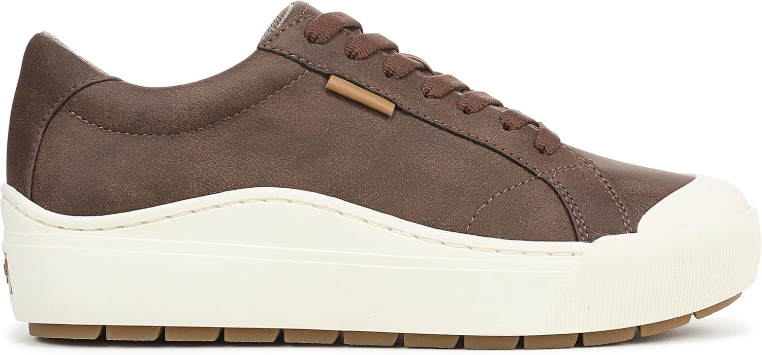 Dr. Scholl's Shoes Women's Time Off Sneaker Dark Brown 7 M - Image 6