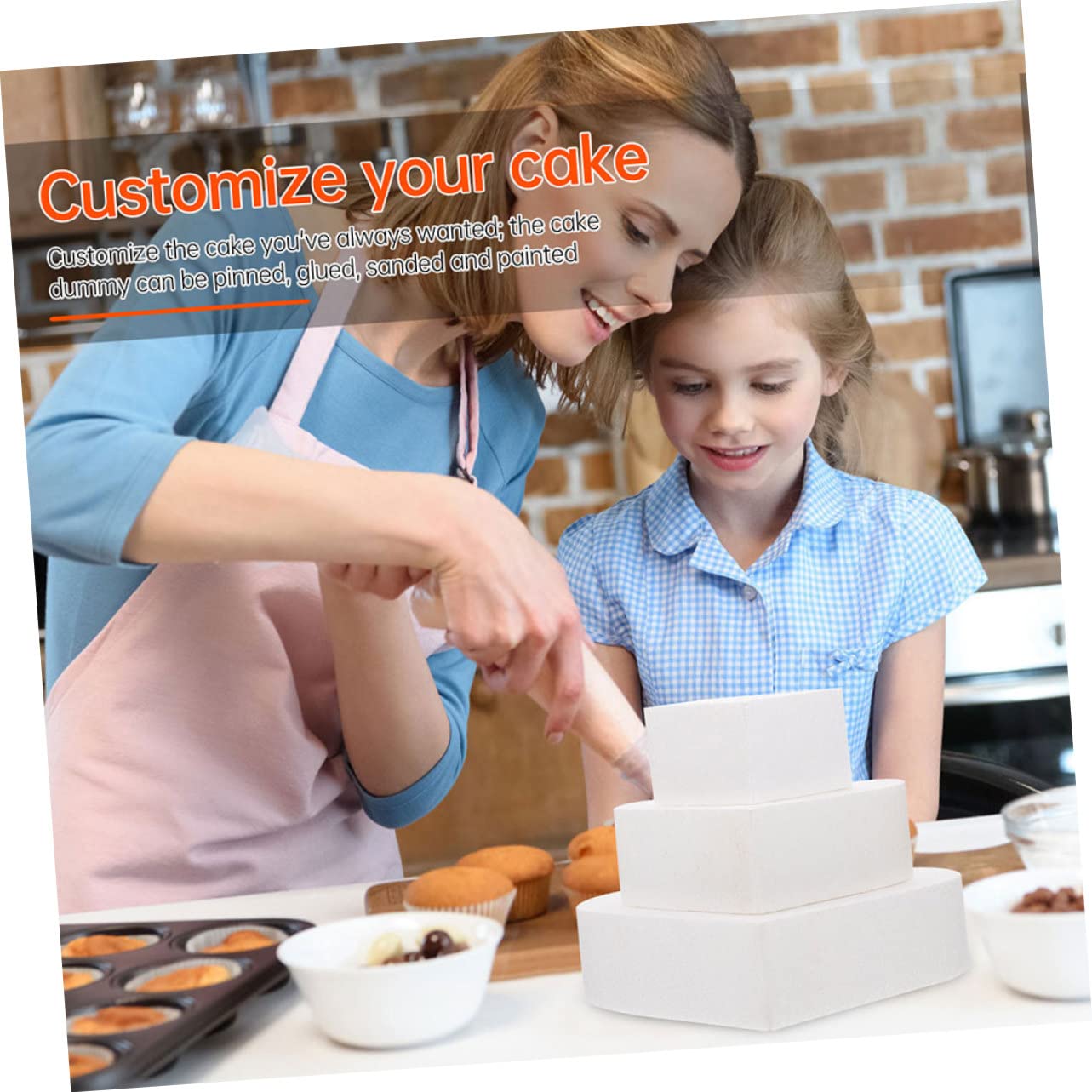 SHINEOFI 5pezzi di Decorazione per Torte Forma di Cuore per Esercitazioni di Cake Design Pratico e Riutilizzabile