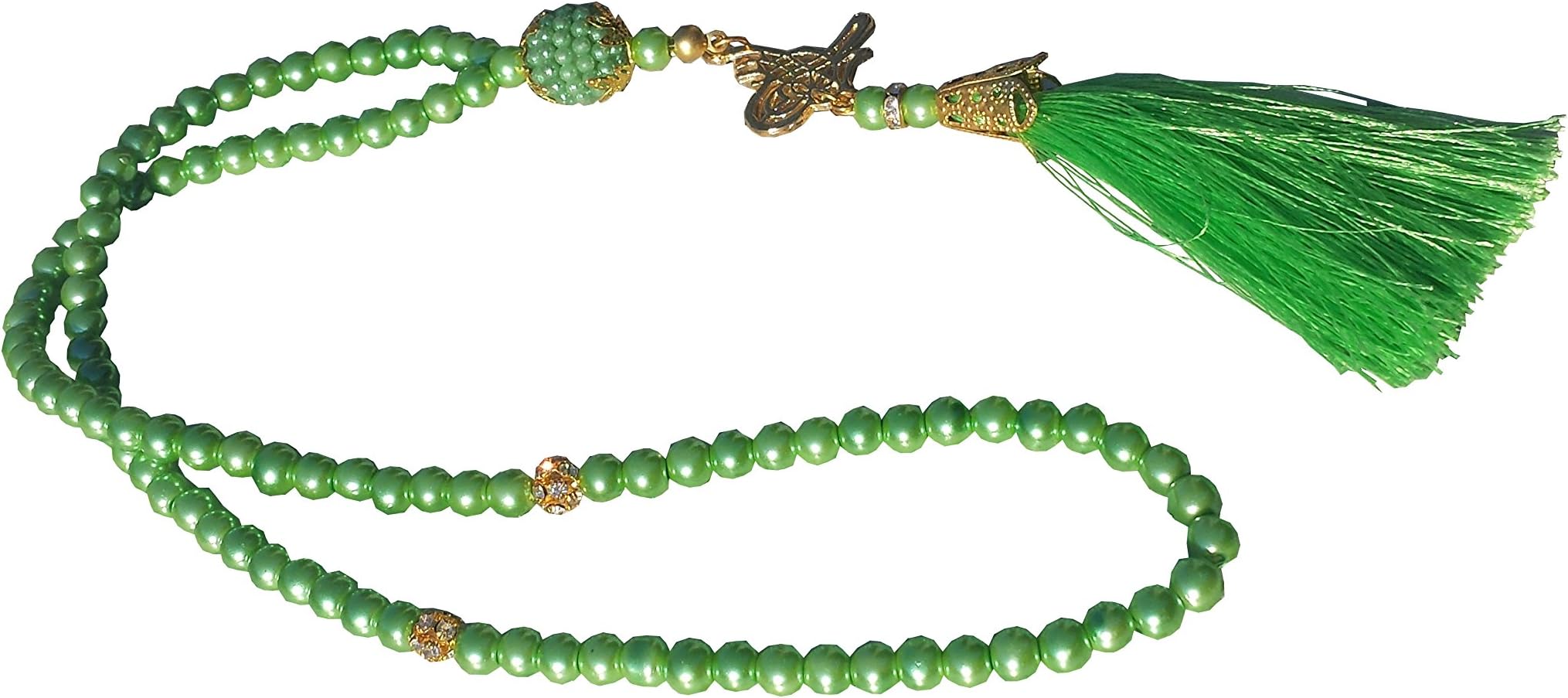 Super Lüks 99'lu Tesbih (kutulu) - Super Luxury Prayer Beads with 99 Beads (with a Packaging) - Very Nice Prayer Chains with 99 Pearls (with Box)