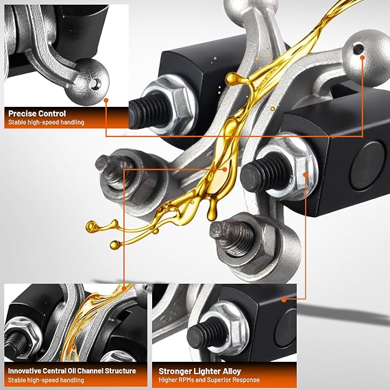 1.3 Ratio GX200 Rocker Arm Solid Cast Racing Shaft Rocker Arm For Predator 212cc 196cc 224cc Non Hemi engine For Honda GX160 GX200 Engine Mini Bike Stage 2 Performance Parts